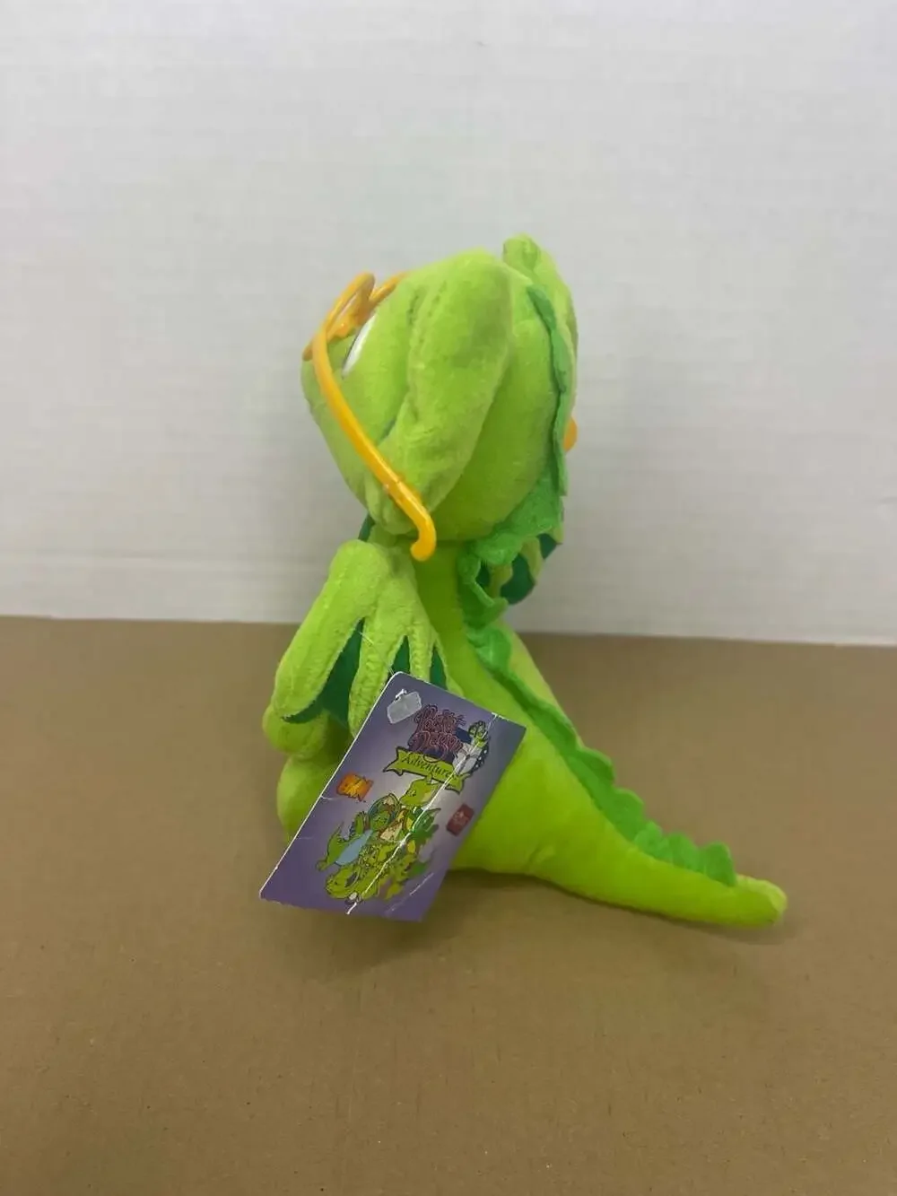 NWT Vintage 1999 Russ Berrie Pocket Dragons Specs Green Dragon Plush Glasses